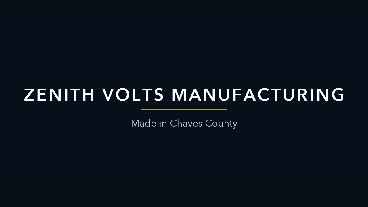 Film poster: Zenith Volts Manufacturing — Made in Chaves County